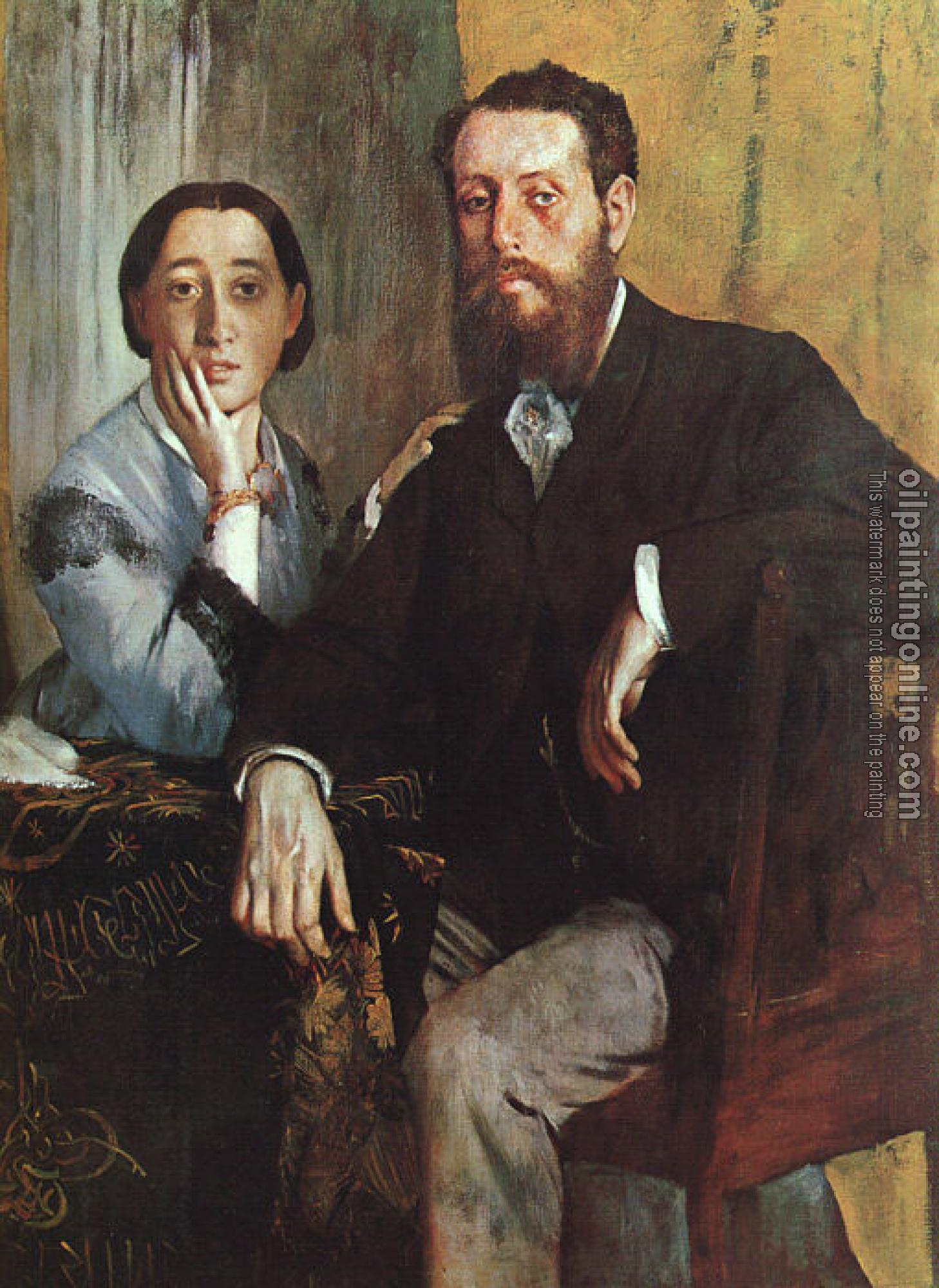 Degas, Edgar - The Duke and Duchess Morbilli